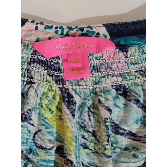 Lilly Pulitzer Essie Tank XS Floral Button Up Preppy Designer Fashion Top - Picture 3 of 7